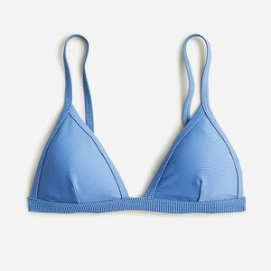 J.Crew Ribbed triangle bikini top Size XXL